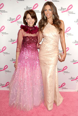 EvelynLauder ElizabethHurley2011